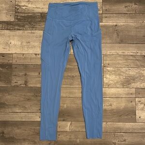 Lululemon Blue High-Waisted Leggings